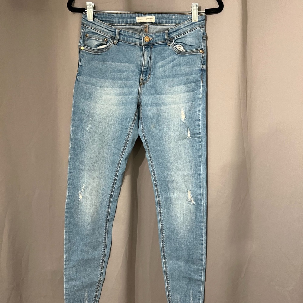 Stradivarius Light Blue Skinny Jeans